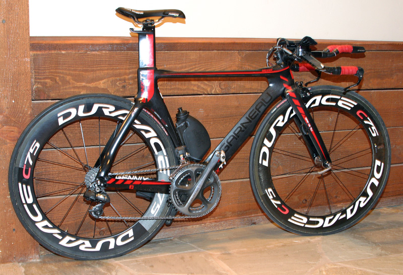 We spotted this Louis Garneau triathlon bike in a hallway outside the LG suite. – TriSports ...