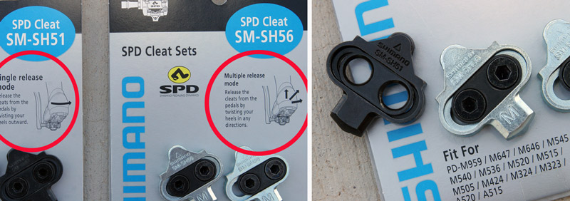 Shimano SM-SH56 Multi Release Cleats for SPD Pedals