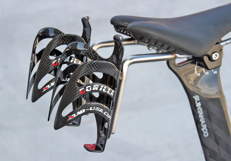 seat mounted bottle cage